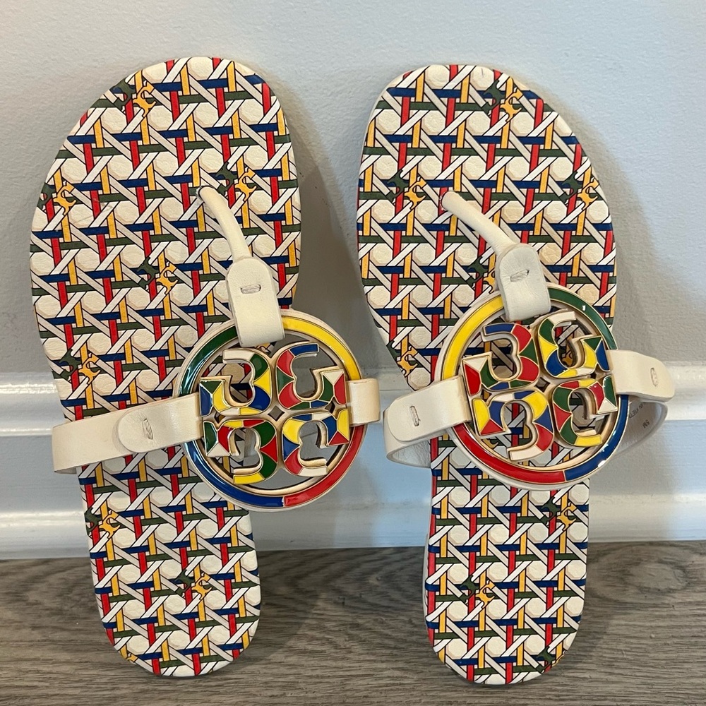 Tory Burch Colorful Sandals Size 5